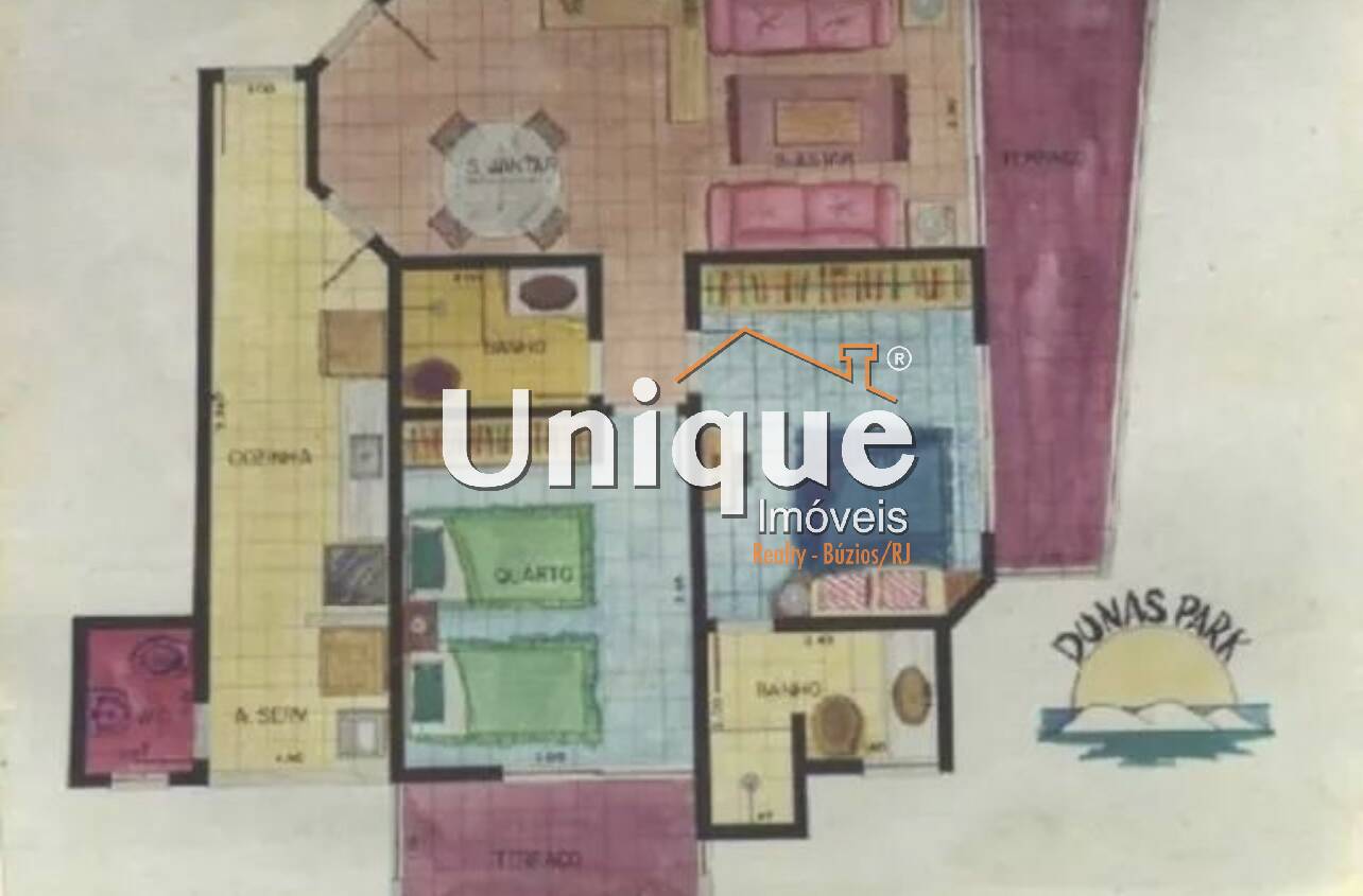 Apartamento à venda com 2 quartos, 100m² - Foto 2