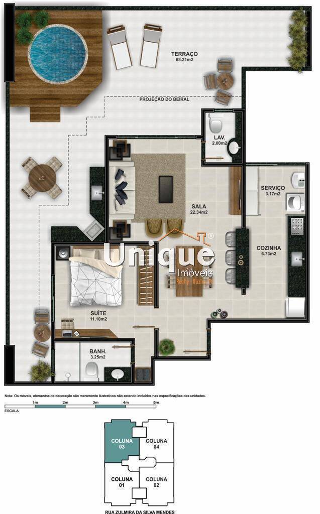 Apartamento à venda com 2 quartos, 105m² - Foto 20