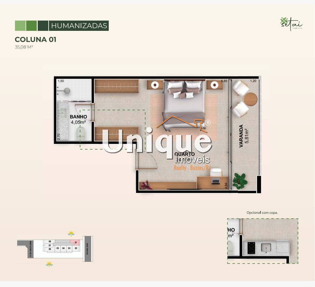 Apartamento à venda com 1 quarto, 35m² - Foto 17