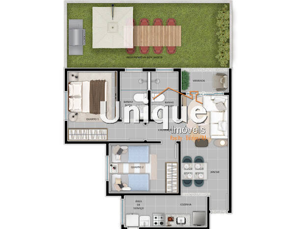 Apartamento à venda com 2 quartos, 55m² - Foto 24