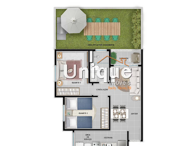 Apartamento à venda com 2 quartos, 55m² - Foto 25